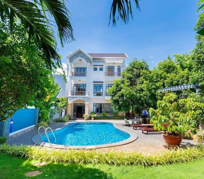 Top villa Vũng Tàu sân vườn rộng đẹp nhất cho thuê nguyên căn